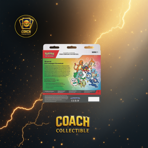 POKÉMON COLLEZIONE ILLUSTRAZIONE PRIMI COMPAGNI D’AVVENTURA