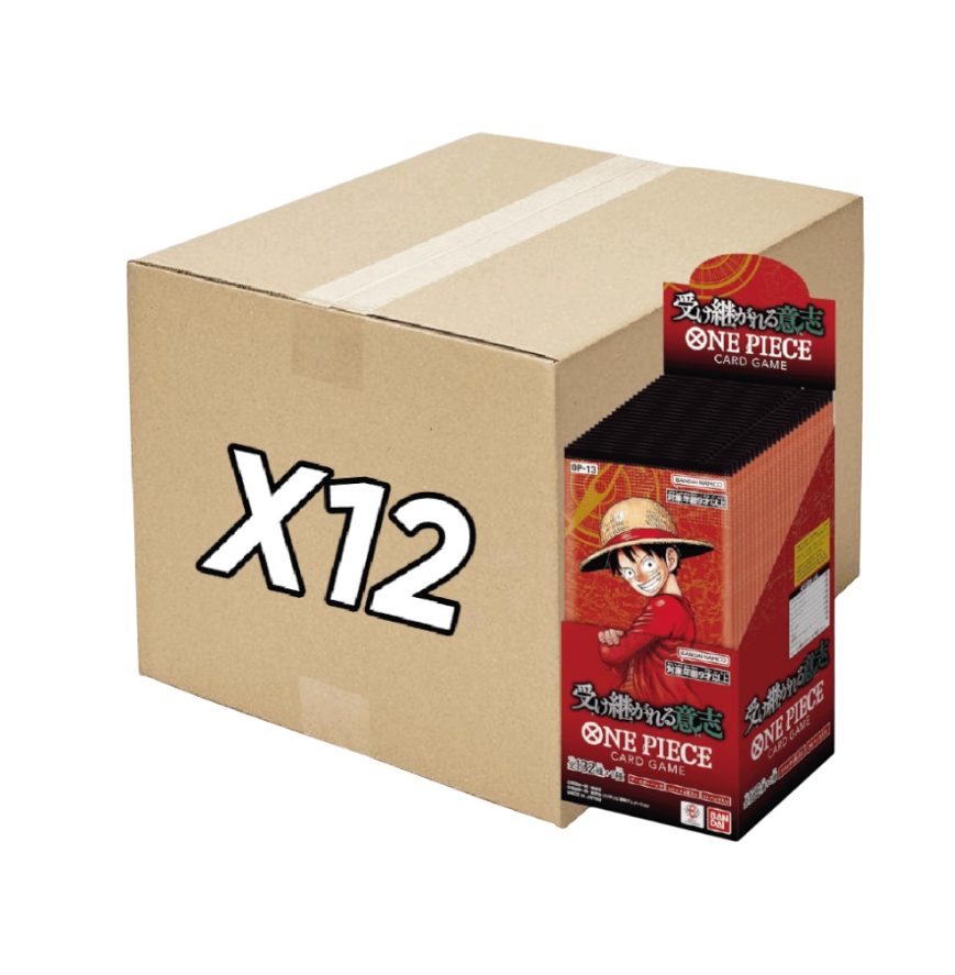 ONE PIECE - CARRYING ON HIS WILL OP13 - CASE 12 X DISPLAY DA 24 BUSTE (JAP)