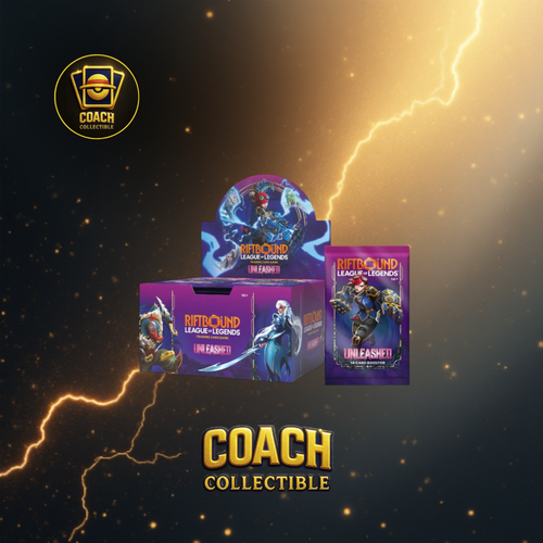 Coach Collectible Riftbound Unleashed Booster Display per League of Legends Edizione Collezione
