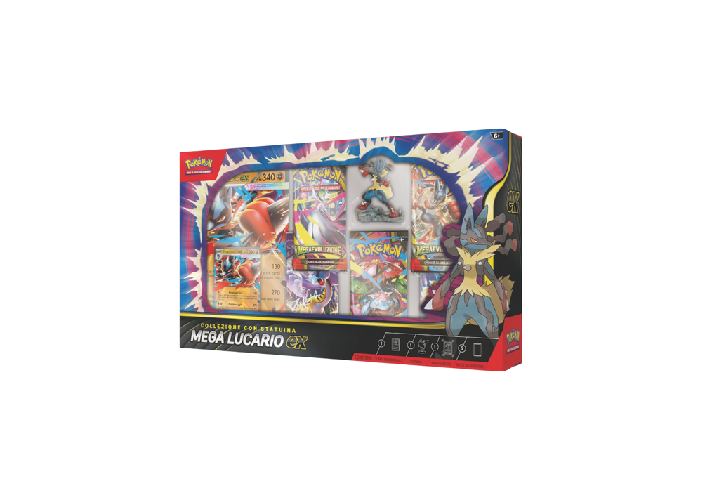 POKÉMON Megaevoluzione – collezione con statuina Mega Lucario Ex