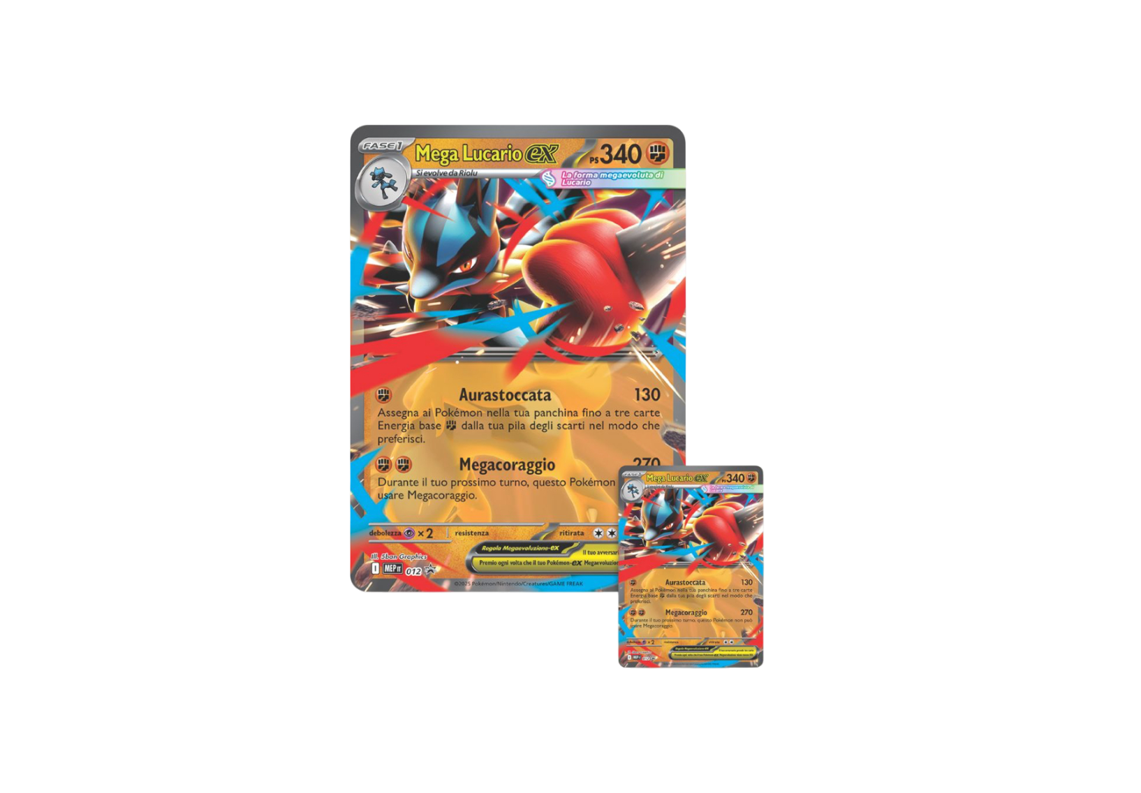 POKÉMON Megaevoluzione – collezione con statuina Mega Lucario Ex