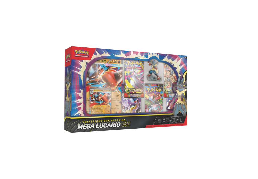 POKÉMON Megaevoluzione – collezione con statuina Mega Lucario Ex