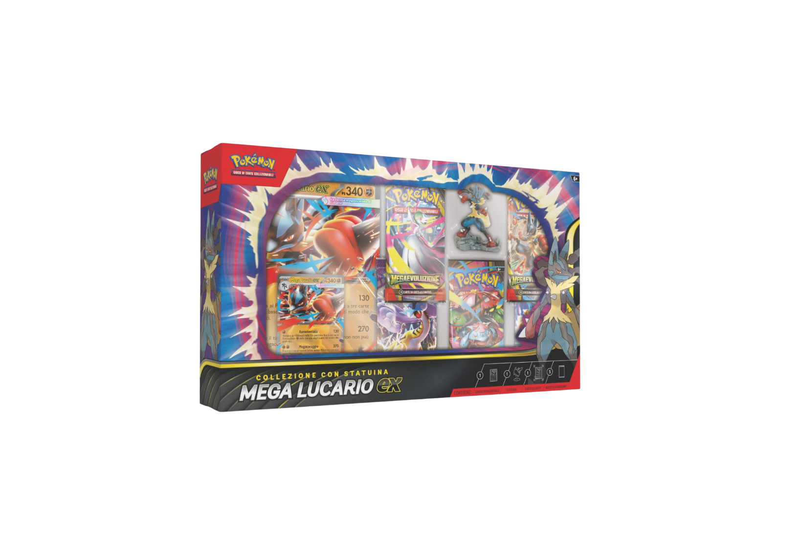POKÉMON Megaevoluzione – collezione con statuina Mega Lucario Ex