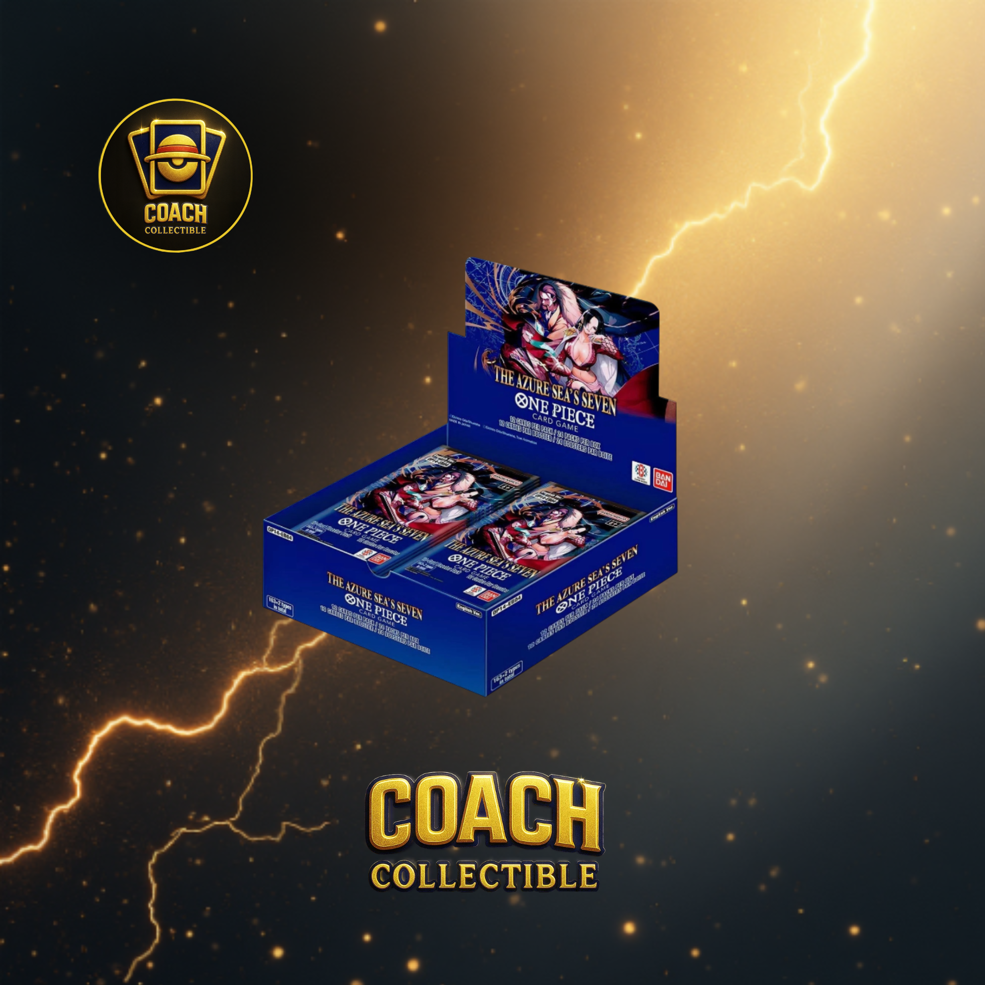 One Piece Card Game – OP-14 The Azure Sea's Seven Booster Box (Inglese)