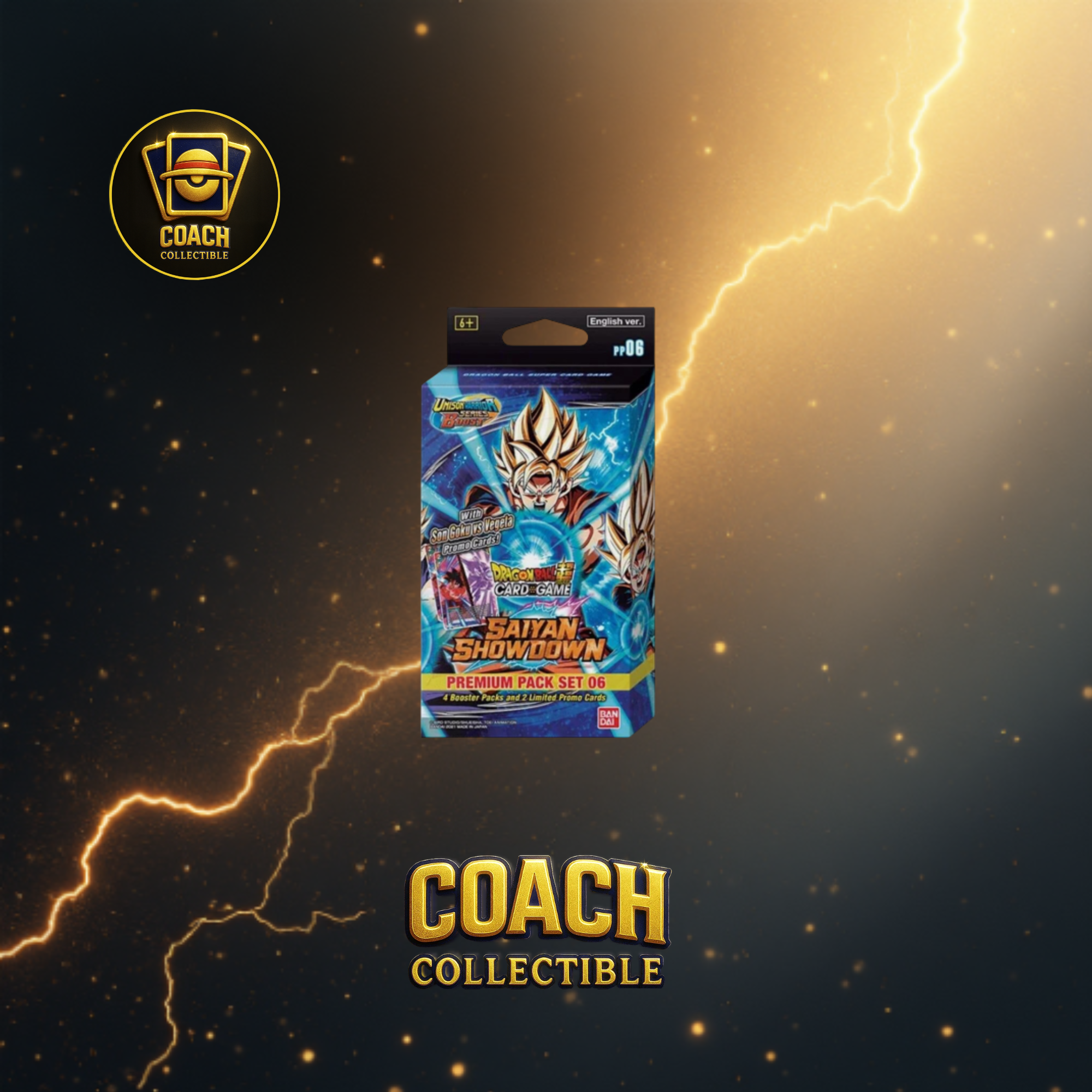 DragonBall Super Card Game - PP06 - Saiyan Showdown - Premium Pack