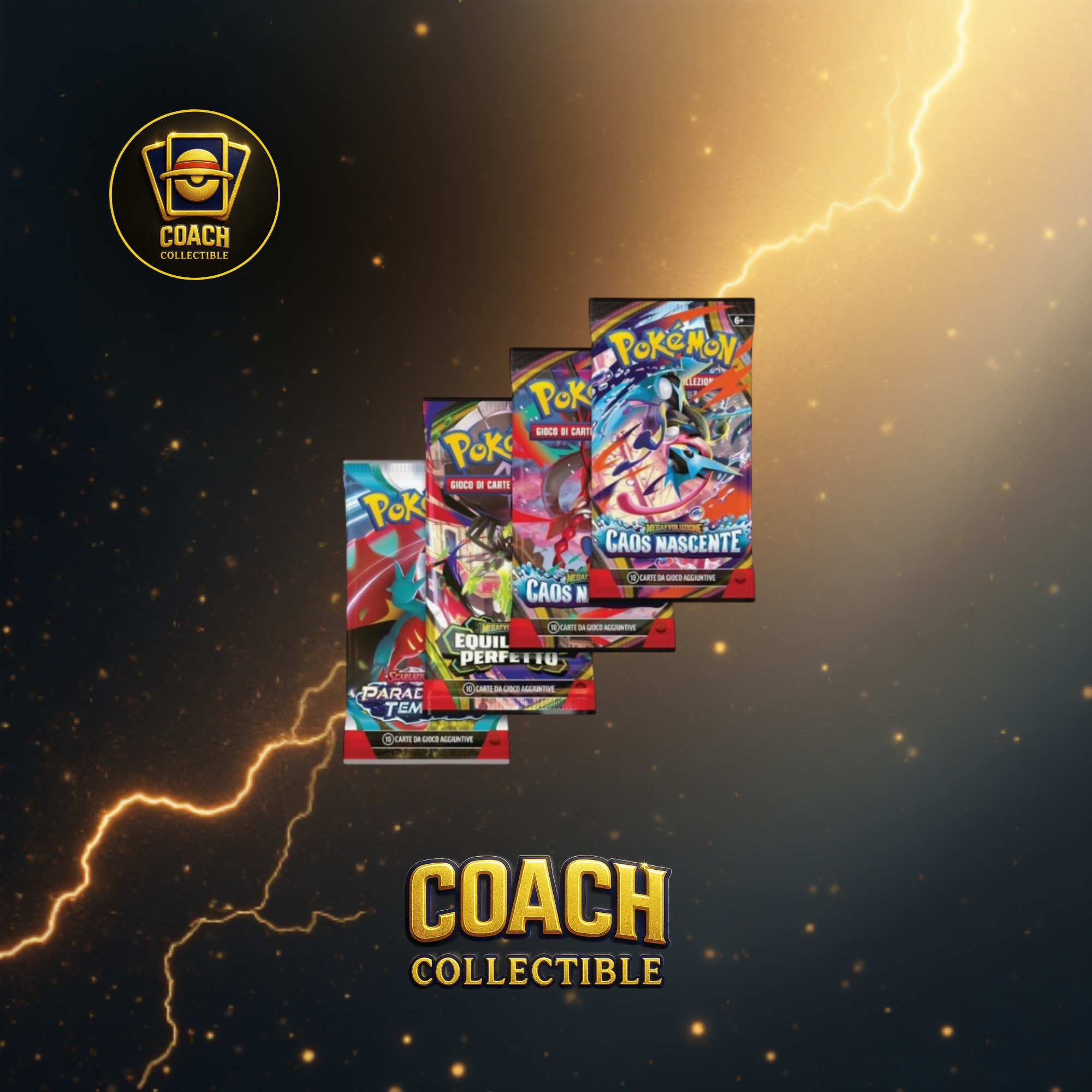 Pokemon TIN MEGA CHIARODILUNA - Coppia di 2 Tin (Ita)
