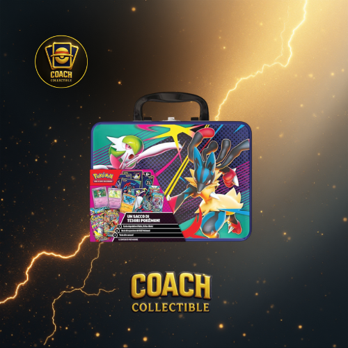 POKEMON - Collector Chest Card Valigetta METALLO da Collezione autunno 2025 - ITA
