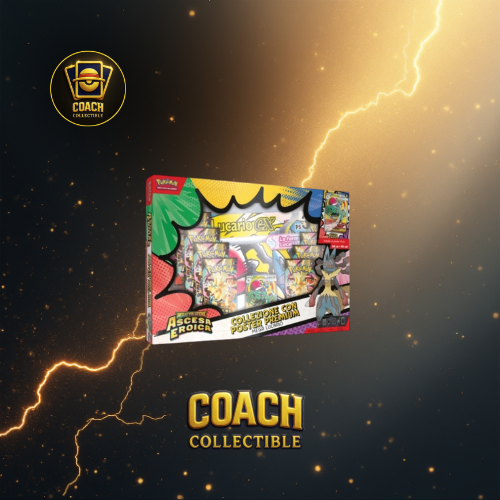 POKEMON - MEGAEVOLUZIONE ASCESA EROICA - COLLEZIONE CON POSTER PREMIUM (ITA) - MEGA LUCARIO e MEGA GARDEVOIR