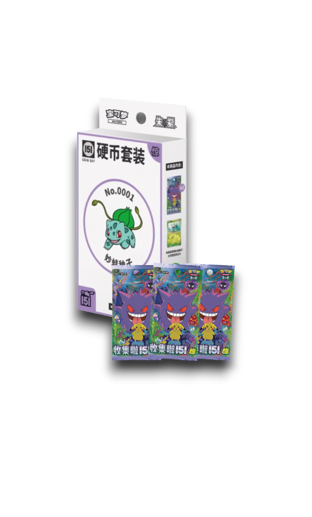 POKEMON Collect 151 Surprise Coin Set (3 Slim pack)