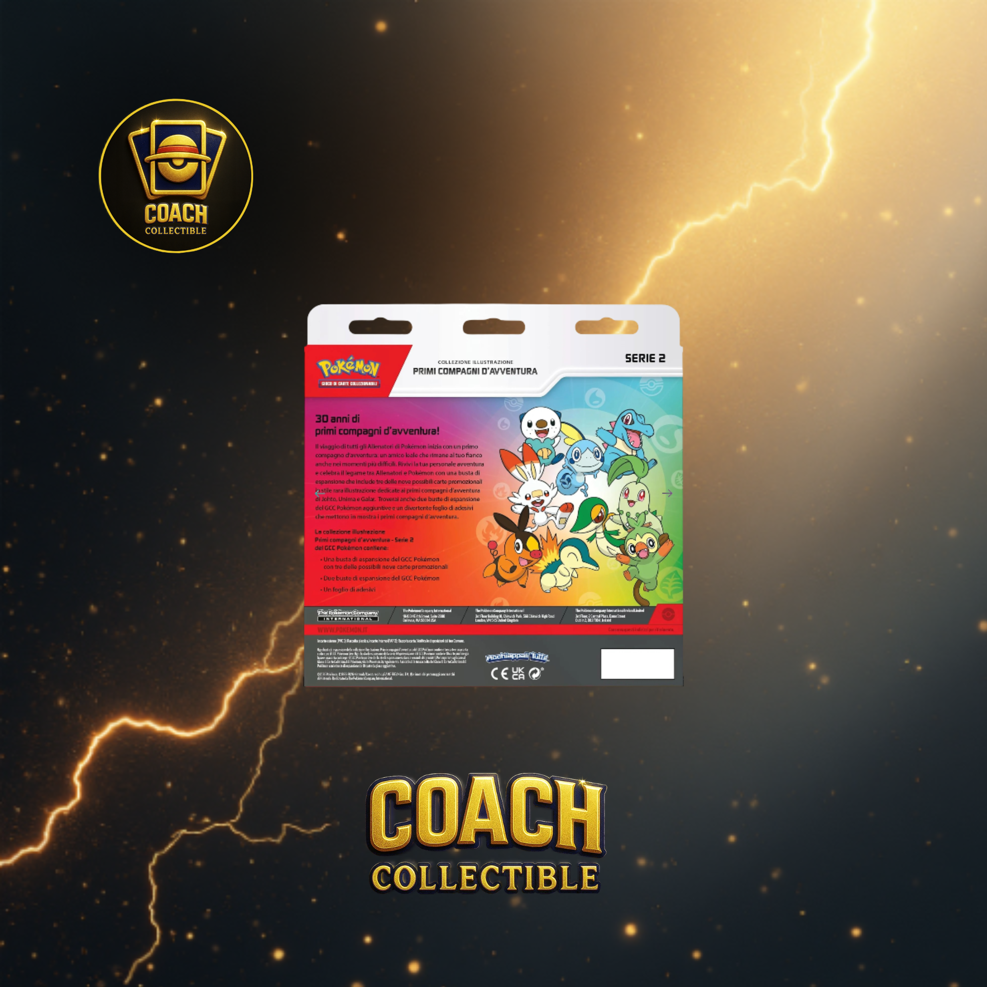 Pokémon Collezione Illustrazione Primi Compagni d'Avventura - Serie 2