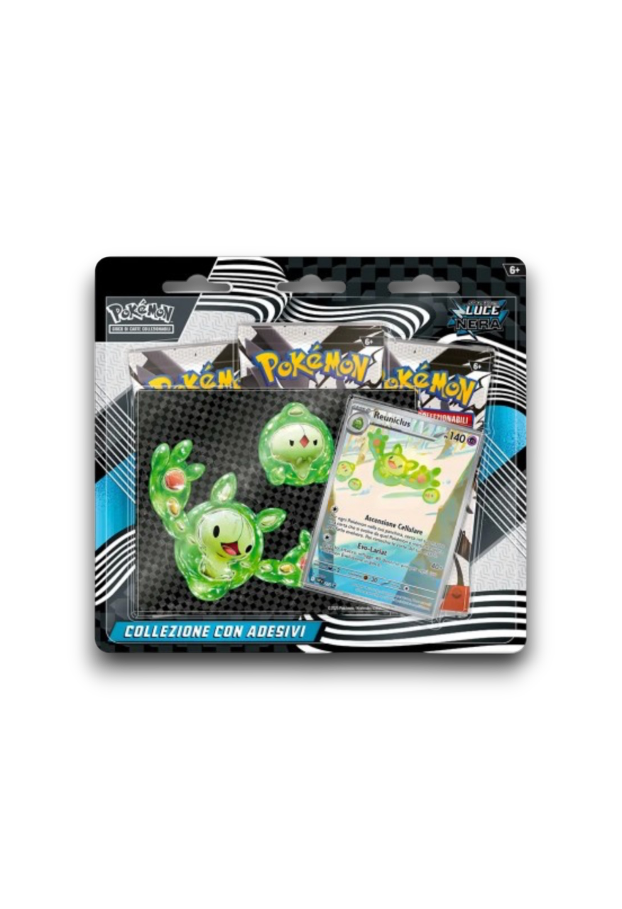 POKEMON Scarlatto & Violetto: Luce Nera - Reuniclus - Collezione con Adesivi (ITA)