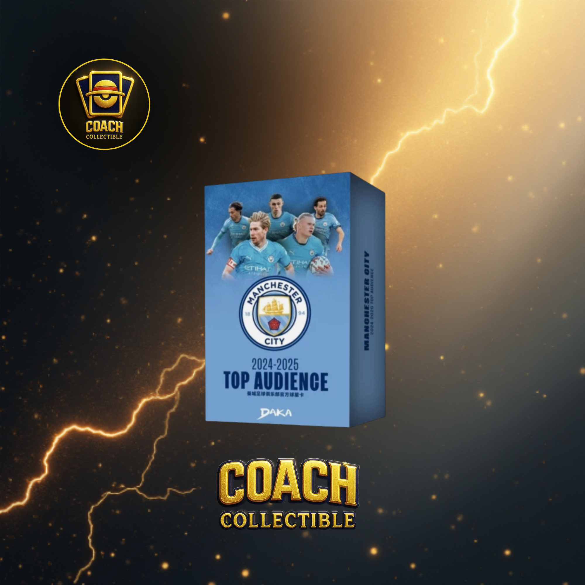 2024-25 Daka Top Audience Manchester City Hobby Box