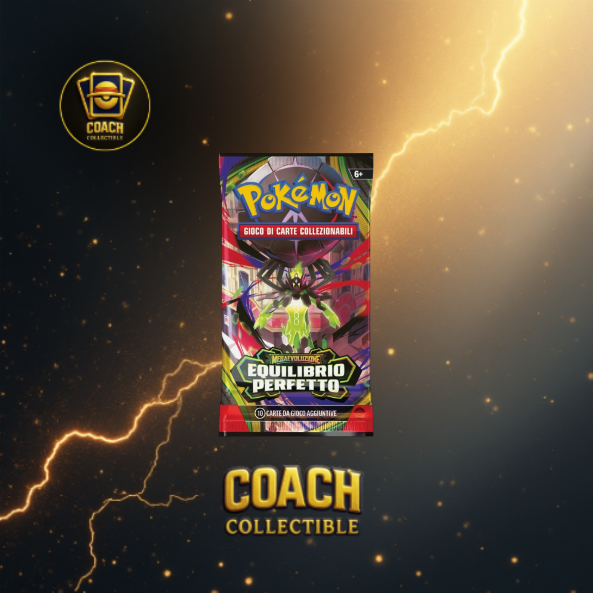 Pokemon - Megaevoluzione Equilibrio Perfetto (1 Busta 10 Carte, ITA)