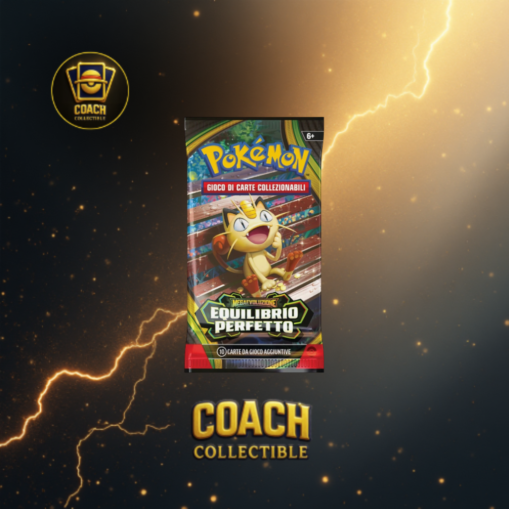 Pokemon - Megaevoluzione Equilibrio Perfetto (1 Busta 10 Carte, ITA)