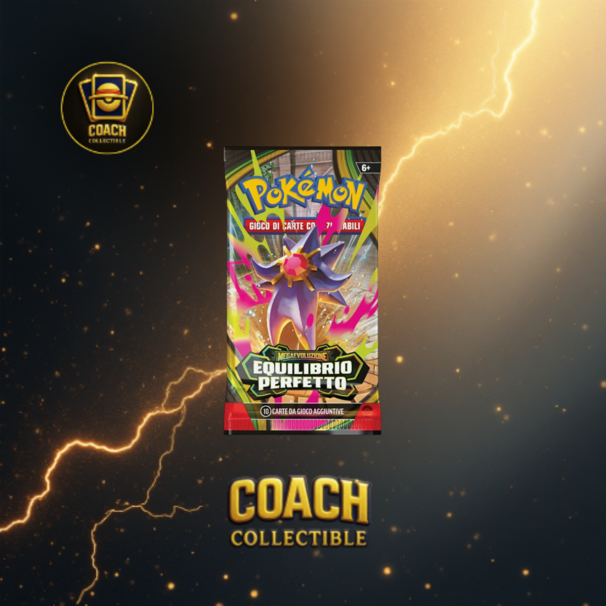 Pokemon - Megaevoluzione Equilibrio Perfetto (1 Busta 10 Carte, ITA)