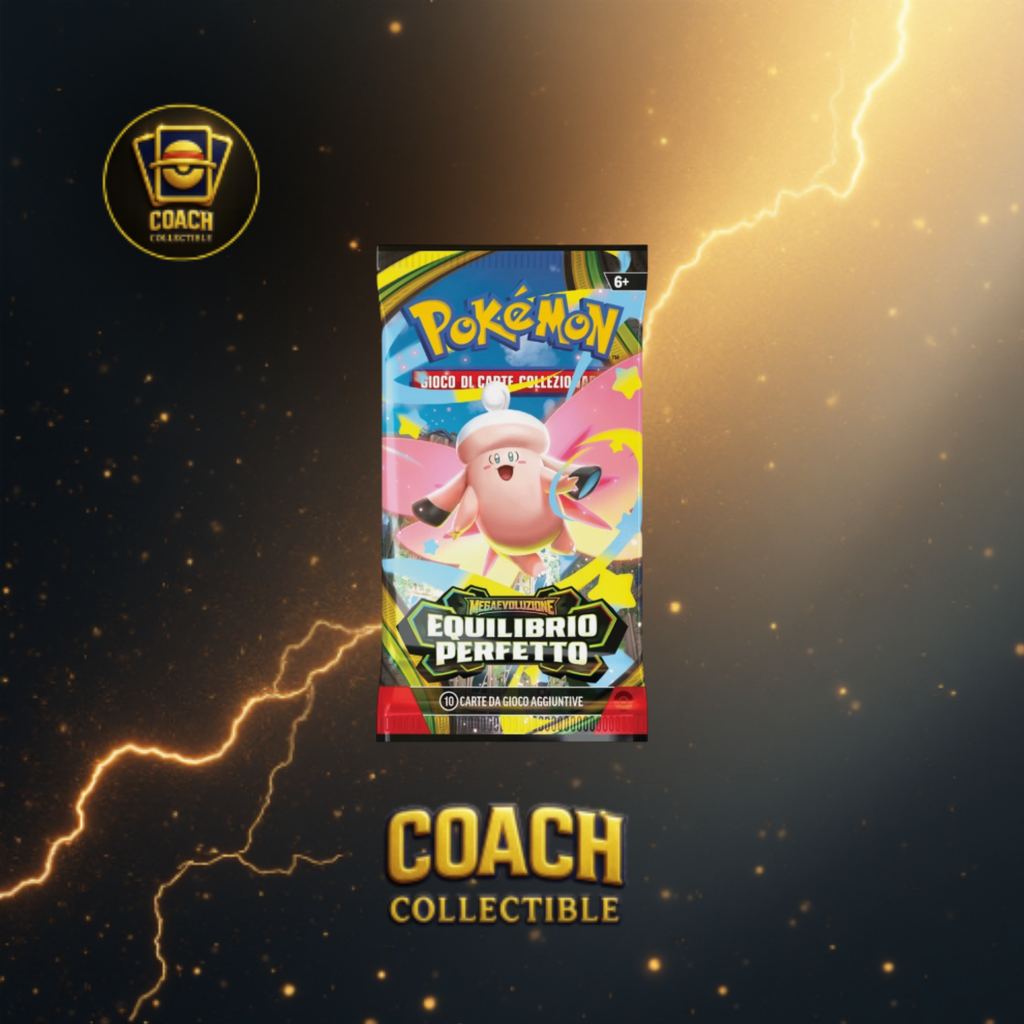 Pokemon - Megaevoluzione Equilibrio Perfetto (1 Busta 10 Carte, ITA)