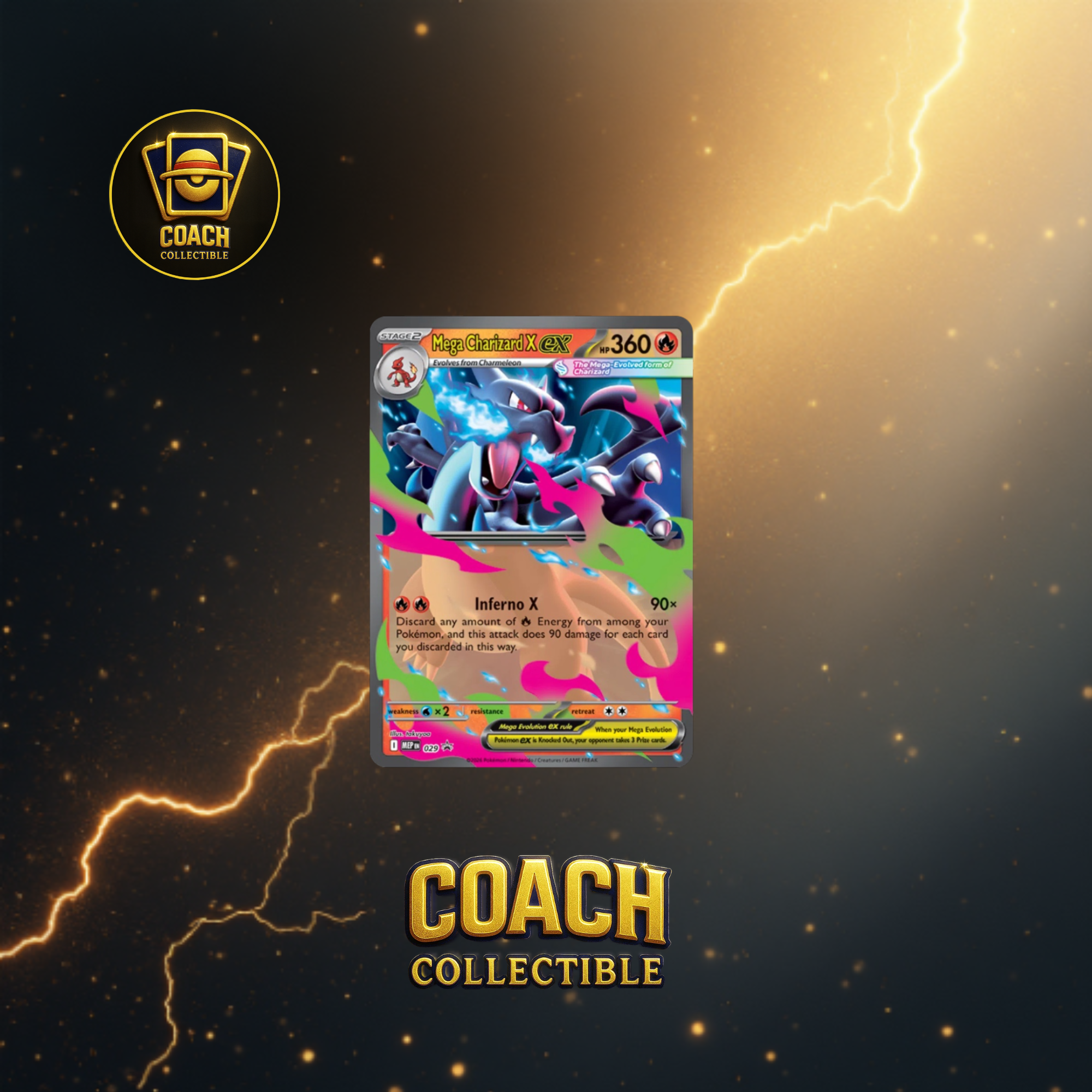 Pokemon - Tin da Collezione Mega Charizard X e Y